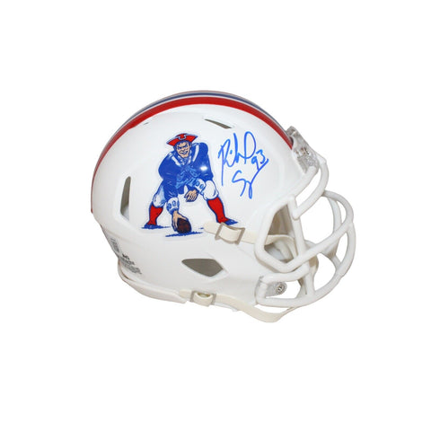 Richard Seymour Signed New England Patriots TB Mini Helmet Beckett 42363
