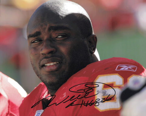 Will Shields Autographed Signed 8x10 Photo Kansas City Chiefs SKU #247431