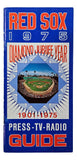 Boston Red Sox 1975 Media Guide