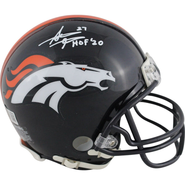 Steve Atwater Autographed Denver Broncos VSR4 TB Mini Helmet HOF Beckett 49066