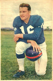 Lawrence Taylor, Frank Gifford & Fran Tarkenton Signed NFL Football Giants / JSA