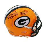 Andre Rison Signed Green Bay Packers Speed NFL Mini Helmet with Inscription