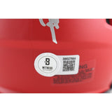 Deion Sanders Autographed Atlanta Falcons Rave Mini Helmet Beckett Witness 51736