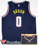 Christian Braun "22 1st Rd Pick" Signed Denver Nuggets Fanatics Jersey (JSA COA)
