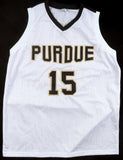 Zach Edey Signed Purdue Boilermakers Jersey (Beckett) 2024 Memphis /#1 Draft Pck