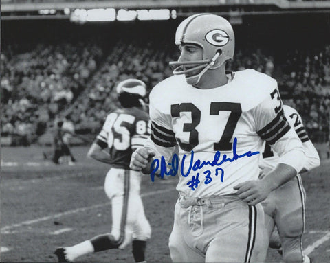 Packers PHIL VANDERSEA Signed 8x10 Photo #1 AUTO - SB I Champ