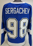 Mikhail Sergachev Signed Lightning Jersey (JSA COA) Tampa Bay / Top Defenseman