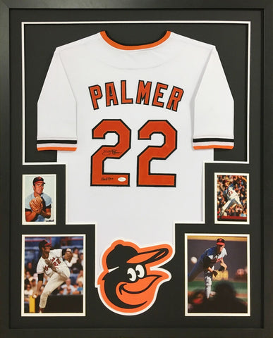 Jim Palmer Autographed Signed Framed Baltimore Orioles Jersey JSA