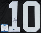 Chris Bahr Signed Oakland Raiders Jersey (Beckett COA) 2xSuper Bowl Place Kicker