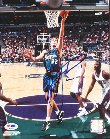 Christian Laettner Autographed Signed 8x10 Photo Detroit Pistons PSA/DNA #S46442