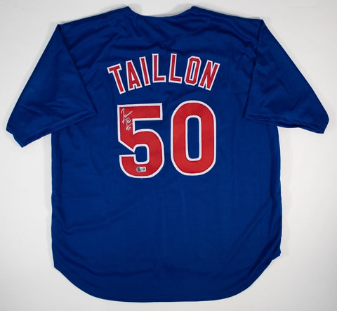 Jameson Taillon Signed Chicago Cubs Jersey (Beckett) Cubbies #3 Starting Pitcher