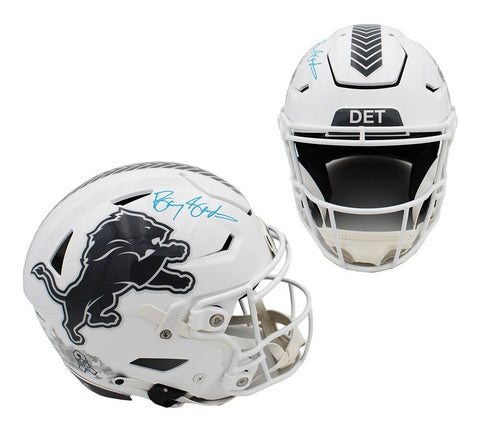 Barry Sanders Signed Detroit Lions Speed Flex Authentic STS 3 NFL Helmet