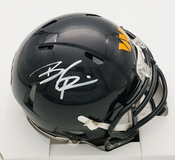 Brian Robinson Jr Signed Washington Commanders Mini-Helmet (PSA) 3rd Round Pk