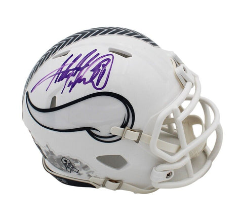 Adrian Peterson Signed Minnesota Vikings Speed STS 3 NFL Mini Helmet