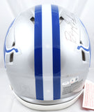 Barry Sanders Signed Lions F/S 83-02 Speed Authentic Helmet - Beckett W Hologram