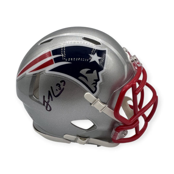 Rodney Harrison Signed Autographed New England Patriots Speed Mini Helmet NEP