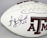 Kevin Smith Autographed Texas A&M Logo Football w/ Gig 'Em- Jersey Source Auth