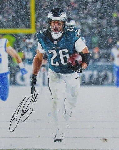 Saquon Barkley Signed/Autographed 16x20 Photo Philadelphia Eagles PSA/DNA 192776