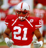 Mike Brown Signed Nebraska Cornhuskers Speed Mini Helmet (Beckett Witness QR)