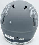 Michael Vick Autographed Eagles Slate Gray Full Size Speed Helmet Beckett Witnes