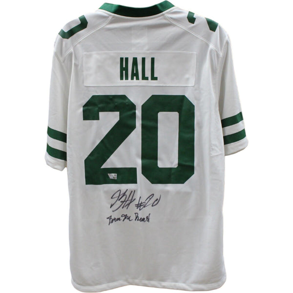 Breece Hall Signed New York Jets White Nike Jersey FAN 46315 AS IS