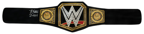 Kevin Nash Signed WWE Champion Replica Toy Wrestling Belt w/2x HOF - (SS COA)