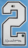 Breakers Marcus Dupree Signed Light Blue Pro Style Jersey BAS #BY031293