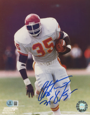 Chiefs Christian Okoye Authentic Signed 8x10 Vertical Photo BAS #BV03222