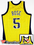Jalen Rose Signed Indiana Pacers Mitchell & Ness Throwback Jersey (Fanatics)