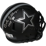 Bob Lilly Autographed Dallas Cowboys Eclipse Mini Helmet w/insc BAS 40057