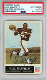 Paul Warfield Signed 1965 Philadelphia #41 Trading Card PSA Slab 43653