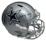 Tony Dorsett HOF Cowboys Signed Full Size Speed Replica Helmet PSA/DNA 163697