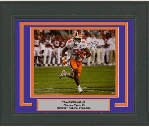 FRAMED Autographed/Signed TRAVIS ETIENNE JR Clemson 16x20 Photo BAS COA #2