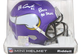 Blake Cashman Autographed Minnesota Vikings Mini Helmet Skol Beckett 52798