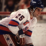 Billy Schneider Signed 1980 Gold Medal Team USA Jersey Inscribed "Buzz" /Beckett