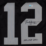 Rich Gannon Signed Oakland Raiders Black Jersey Inscribed NFL MVP 2002 (Beckett)