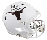 Texas Vince Young "2005 National Champs" Signed Full Size Speed Rep Helmet BAS W