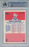 Sidney Moncrief Signed 1986-87 Fleer #75 Rookie Card Beckett 10 Slab 42949