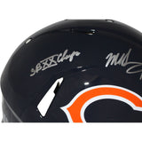 Mike Singletary Signed Chicago Bears Authentic Helmet 3 insc. Beckett 42249