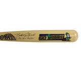 Rudy Ruettiger Signed Notre Dame Custom Cooperstown Go Irish Blonde Bat w/ Insc