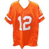 Doug Williams Autographed Pro Style Orange XL Jersey Beckett Witness 49745
