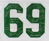 1969 NY Jets Alumni Signed Custom S.B. Champions White NFL Jersey-Joe Namath