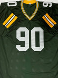 Packers Def Lineman LUKAS VAN NESS Signed Custom Replica Green Jersey AUTO - BAS