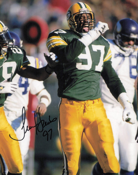Tim Harris Autographed Signed 8x10 Photo Green Bay Packers SKU #244807