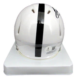 Saquon Barkley Signed/Autographed White Penn State Mini Helmet Beckett 192933