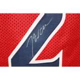 John Wall Autographed/Signed Pro Style Red Jersey JSA 43544
