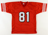 Ed McCaffrey Signed San Francisco 49ers Jersey w/SB Inscription (Beckett) W.R.
