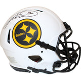 Hines Ward Autographed Pittsburgh Steelers Authentic Lunar Helmet Beckett 48611