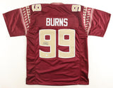 Brian Burns Signed Florida State Seminoles Jersey (JSA) Carolina Panthers DE