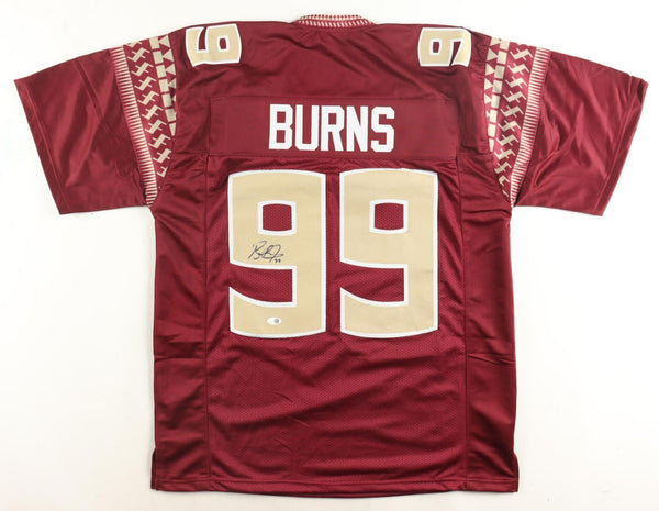 Brian Burns Signed Florida State Seminoles Jersey (JSA) Carolina Panthers DE